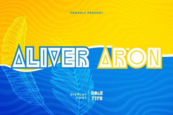 Aliver Aron: A Futuristic Display Font for Bold Web Designs