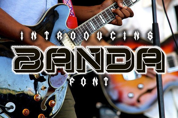 Banda: The Unconventional Display Typeface for Bold Digital Brands