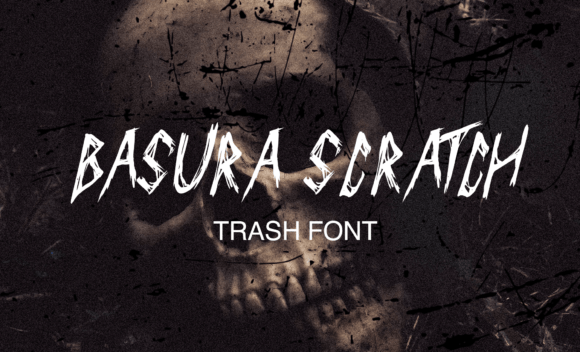 Basura: The Ultimate Horror-Trash Display Font for Makers