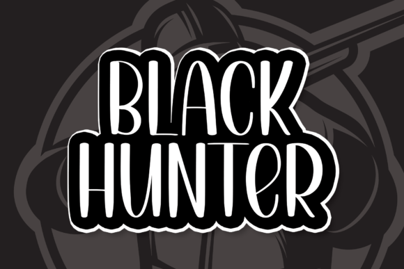 Black Hunter: A Whimsical Display Font for Creative Branding