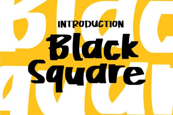 Blacksquare: The Bold Display Font for Memorable Branding