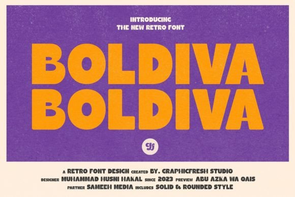 Boldiva Font Download for Bold Design Projects