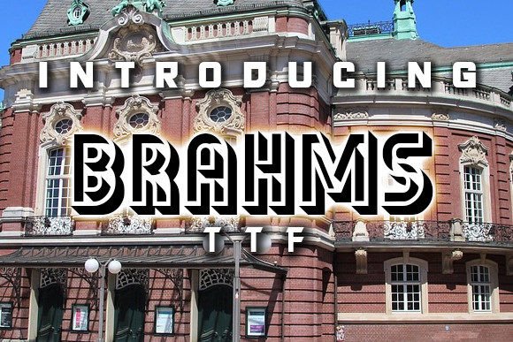 Brahms Display Font for Professional Branding and Design