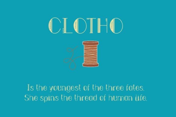Clotho: A Quirky Art Deco Display Font for Modern Web Design