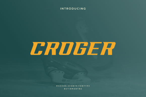 Croger Font for Bold Craft Creations