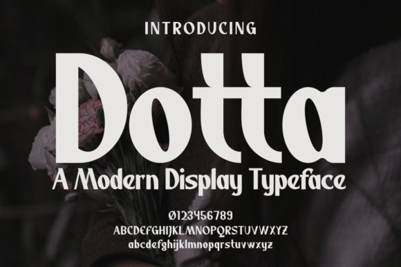 Dotta: A Modern Display Typeface for Bold Branding