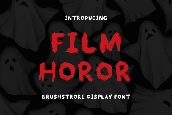 Film Horor: The Edgy Display Font for Spooky Shop Creations