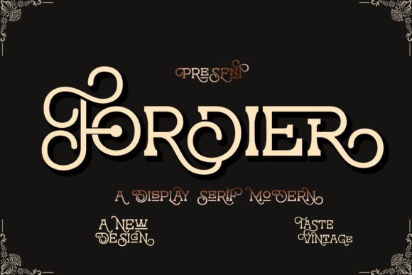 Fordier: The Elegant Serif Display Font for Campaigns That Demand Attention