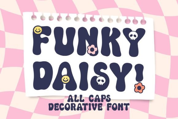 Funky Daisy Display Font for Web and Digital Design