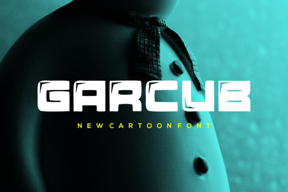 Garcub Font: A Bold Display Font for Creative Projects