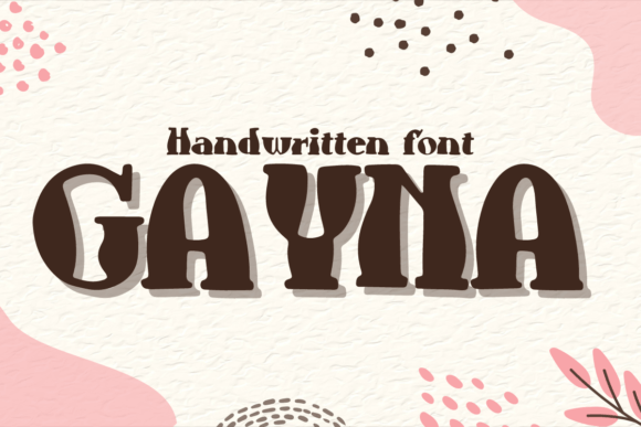 Gayna: A Playful Display Font for Creative Content Layouts