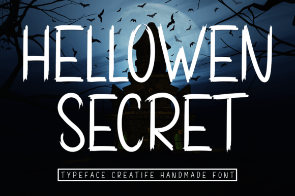 Hellowen Secret: The Sweet Display Typeface for Viral Campaigns