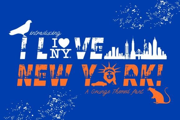 I Love New York: A Bold Display Typeface for Modern Web Design