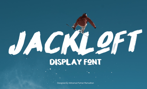 Jackloft: A Bold Display Font for Dynamic Editorial Design