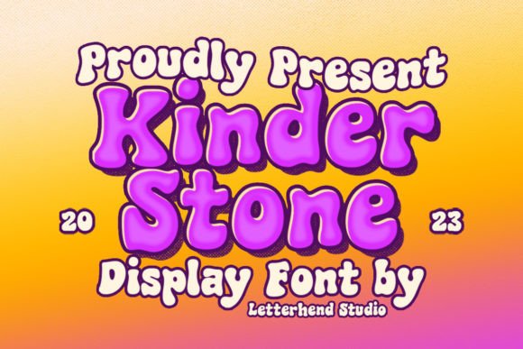 Kinder Stone: The Playful Display Font for Scroll-Stopping Campaigns
