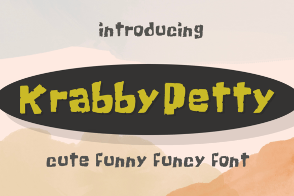 Krabby Petty: A Playful Display Font for Creative Makers