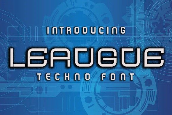 League: A Futuristic Display Font for High-Impact Web Design