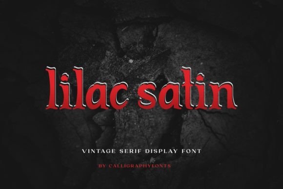 Lilac Satin Font for Elegant Web Typography
