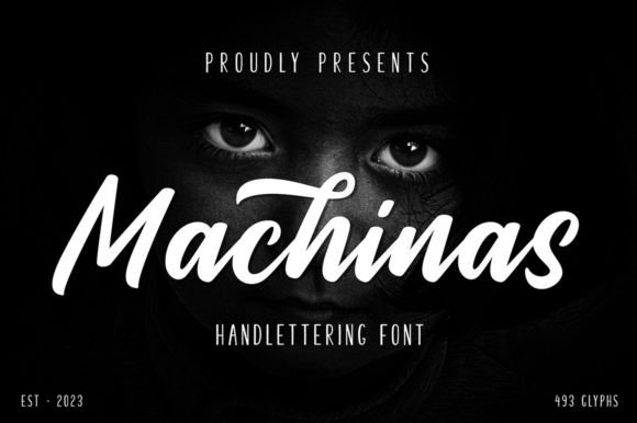 Machinas Typeface for Retro Web Design