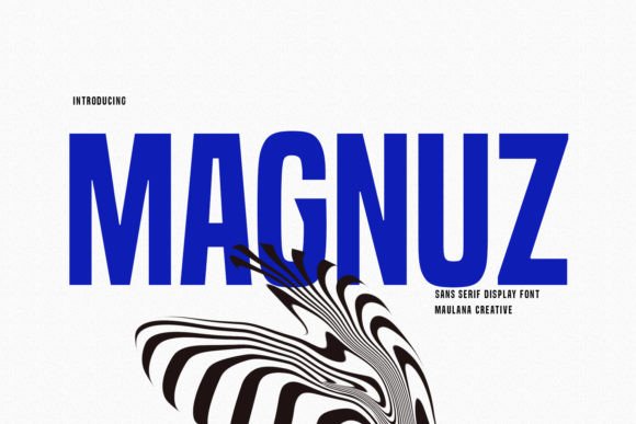 Magnuz: The Modern Sans Display Font for Editorial Design