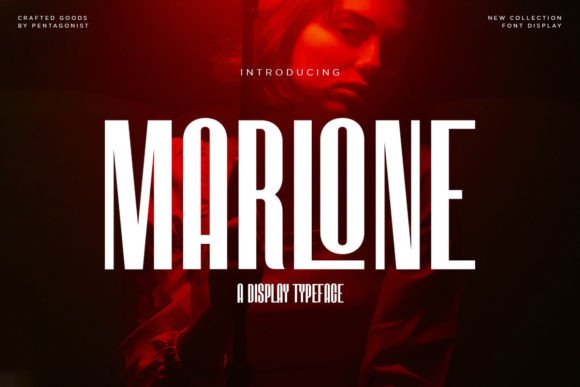 Marlone: The Retro Display Font for Editorial Design