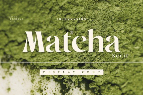 Matcha: A Modern Serif Font with Retro Charm