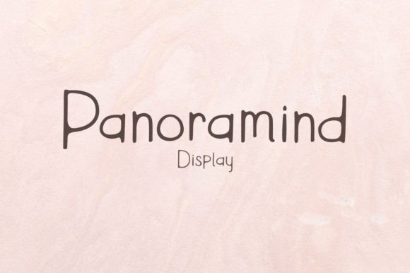 Panoramind: A Natural Display Font for Creative Makers