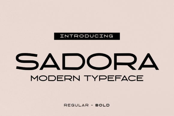 Sadora Font for Professional Branding and Modern Design