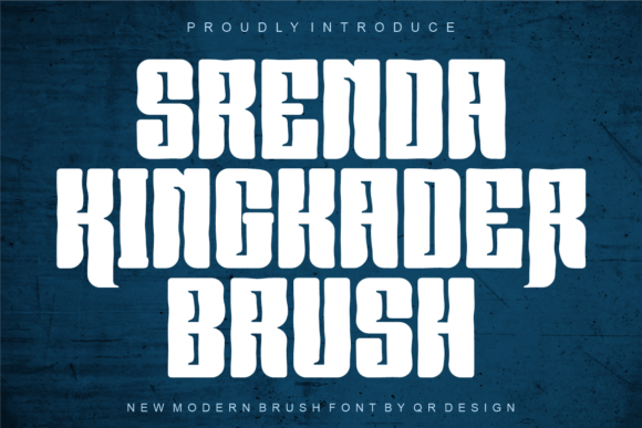 Srenda Kingkader Brush: The Bold Display Font for Creative Makers
