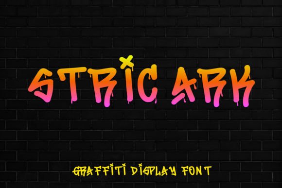 Stric Ark: The Street Art Font That Elevates Campaign Design