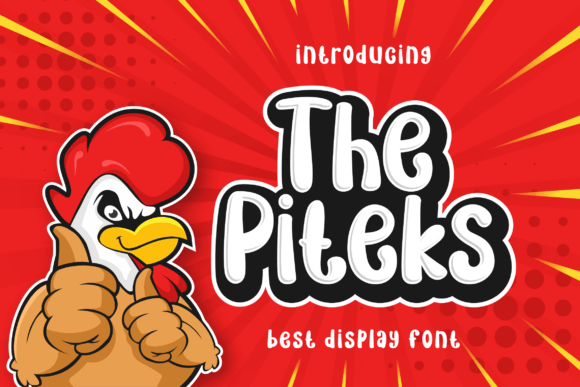 The Piteks: A Bold Display Font for Creative Branding