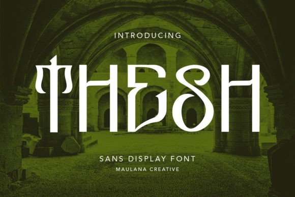 Thesh: A Display Font for Bold Branding and Eye-Catching Campaigns