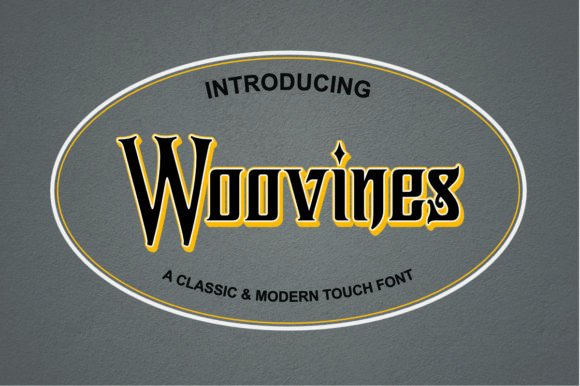 Woovines: A Display Font That Bridges Classic and Modern Design